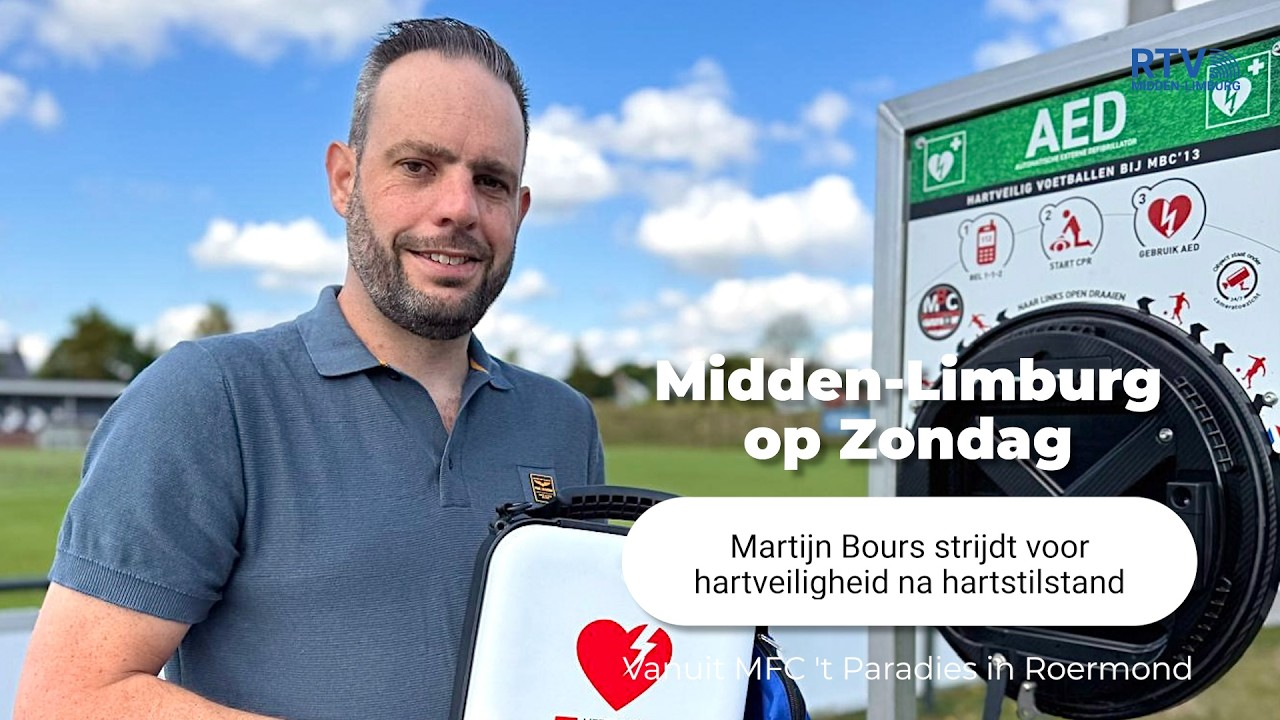 Vandaag bij RTV Midden-Limburg: Midden-Limburg op Zondag over Hartveilig Maasgouw — RTV Midden-Limburg